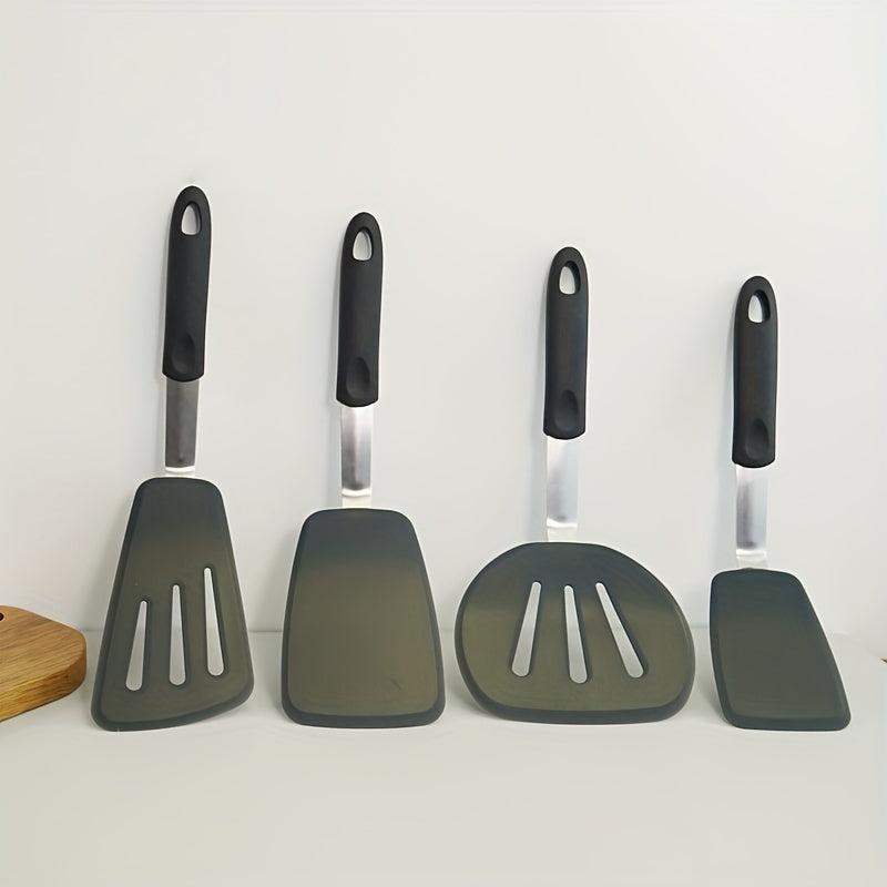 Silicone Kitchen Utensils Non Stick Cooking Spatula Japanese Style Frying Shovel