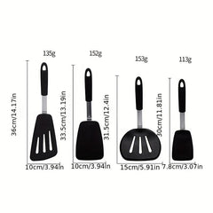 Silicone Kitchen Utensils Non Stick Cooking Spatula Japanese Style Frying Shovel