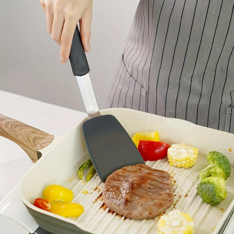 Silicone Kitchen Utensils Non Stick Cooking Spatula Japanese Style Frying Shovel