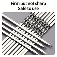 Stainless Steel BBQ Skewers Set for Outdoor Cooking