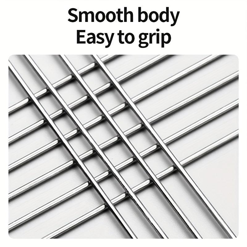 Stainless Steel BBQ Skewers Set for Outdoor Cooking