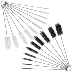 10pcs Reusable Stainless Steel Bottle Cleaning Brush Set