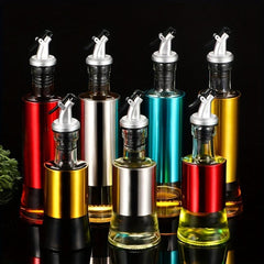 Stainless Steel Olive Bottle with Nozzle for Kitchen Seasoning