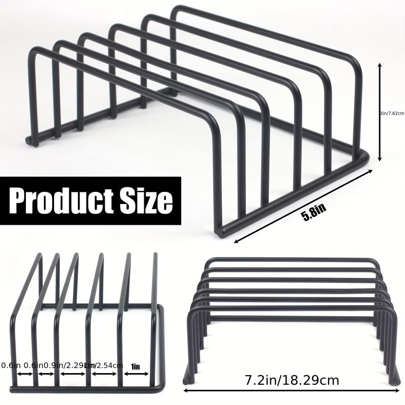 Cutting Board Holder Stand with 1.0 and 1.52 cm Wide Slots
