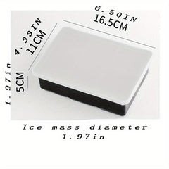 Silicone Ice Cube Mold Ball Shape Tray with Lid for Whiskey Ice Balls