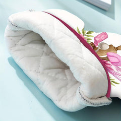 2pcs Cotton Oven Mitts for Baking High Temp Resistant