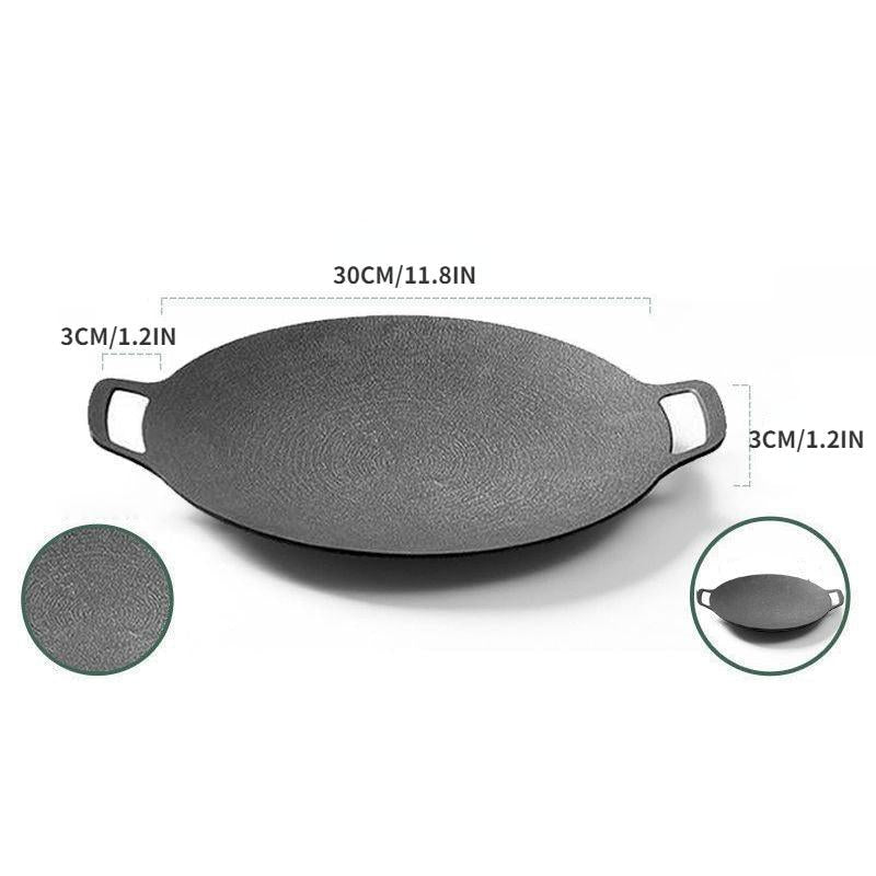 BBQ Pan Maifan Stone Grill Plate Non Stick Smokeless BBQ Steak Teppanyaki Plate
