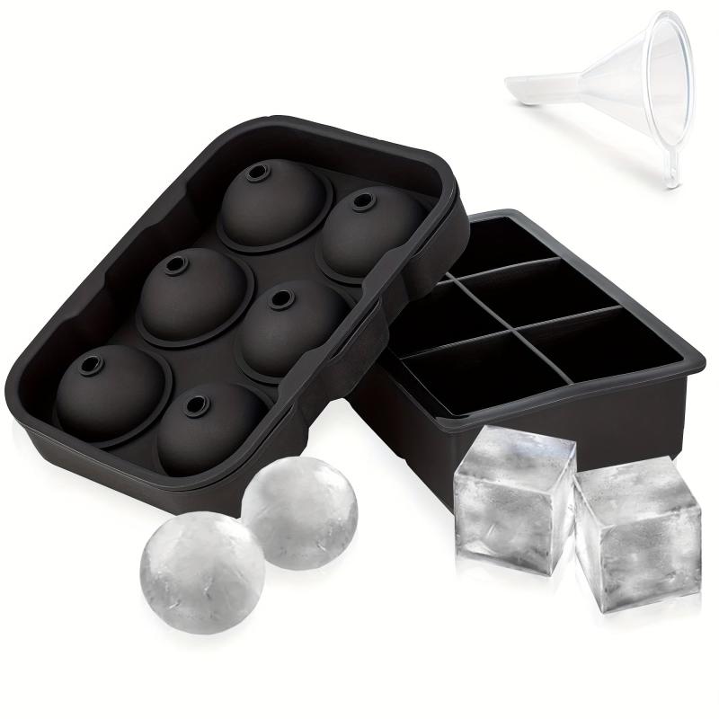 Silicone Ice Ball Mold Flexible Ice Cube Trays Ice Trays For Freezer