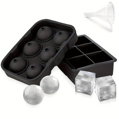 Silicone Ice Ball Mold Flexible Ice Cube Trays Ice Trays For Freezer