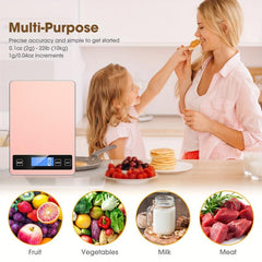 Digital Kitchen Scale for Baking Cooking Weight Loss 5kg 11lb