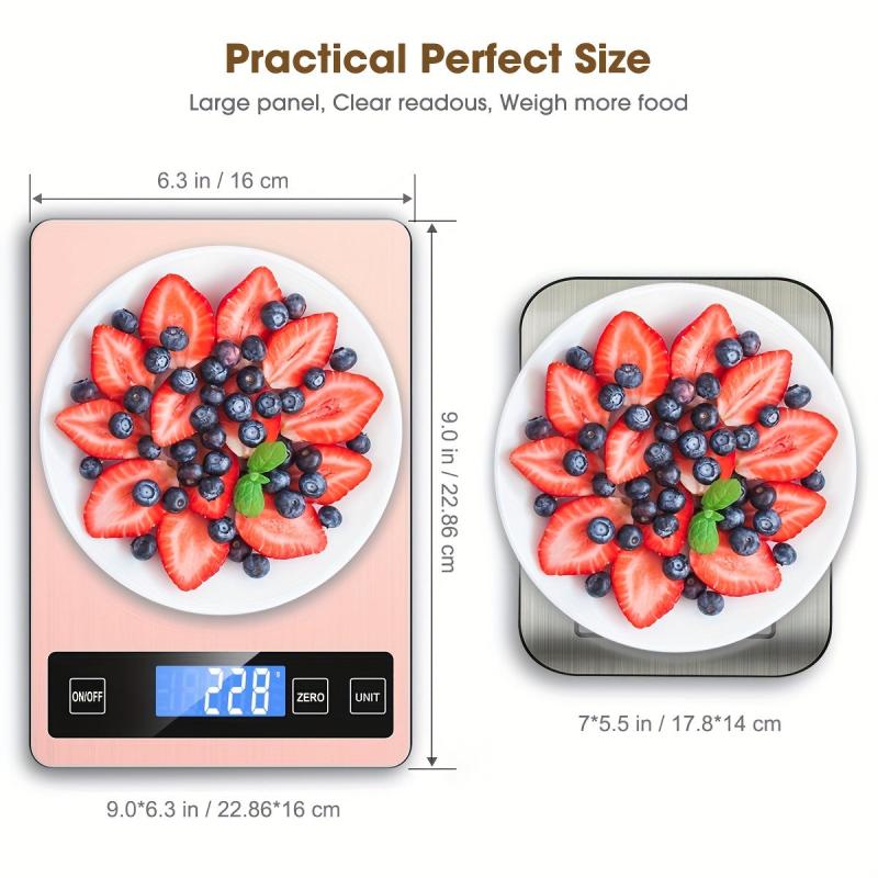 Digital Kitchen Scale for Baking Cooking Weight Loss 5kg 11lb