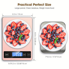 Digital Kitchen Scale for Baking Cooking Weight Loss 5kg 11lb