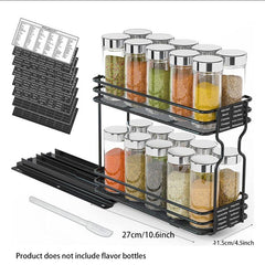Spice Rack Organizer Cabinet Heavy Duty Slide Out Seasoning Kitchen
