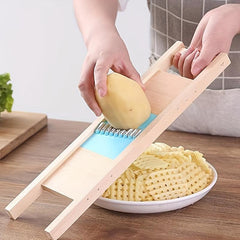 Stainless Steel Potato Lattice Maker Wavy Chopper Vegetable Cutter