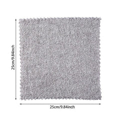 5pcs Kitchen Dish Towels Highly Absorbent Cleaning Cloth Fast Drying Bamboo Char