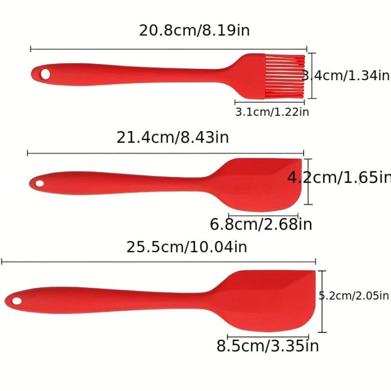 5pcs Silicone Kitchen Utensils Cookware Sets Spatula Shovel Whisk Kitchen Tools