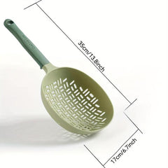 Nordic Silicone Colander with Long Handle and Heat Resistance