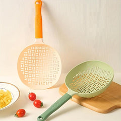Nordic Silicone Colander with Long Handle and Heat Resistance