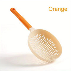 Nordic Silicone Colander with Long Handle and Heat Resistance