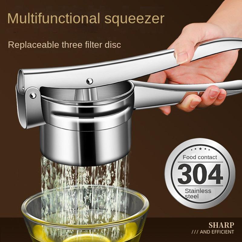304 Stainless Steel Manual Juicer Lemon Squeezer Fruit Juicer Kitchen Gadget