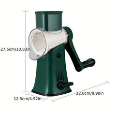 5in1 Rotary Cheese Grater Shredder Vegetable Slicer Multifunctional Fruit Slicer