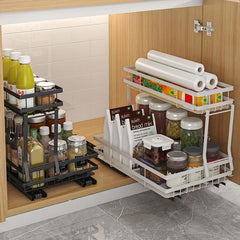 Pull Out Spice Rack Kitchen Organization