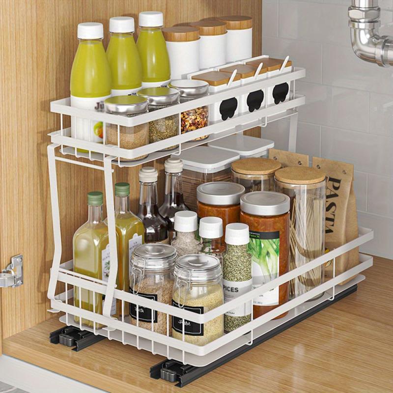 Pull Out Spice Rack Kitchen Organization