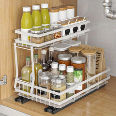 Pull Out Spice Rack Kitchen Organization