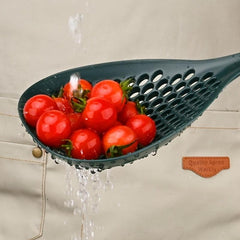 1pc Slotted Spoon High Temperature Resistant Large Colander Kitchen Scoop Noodle