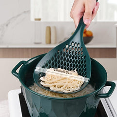 1pc Slotted Spoon High Temperature Resistant Large Colander Kitchen Scoop Noodle