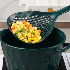1pc Slotted Spoon High Temperature Resistant Large Colander Kitchen Scoop Noodle