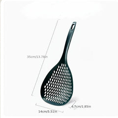 1pc Slotted Spoon High Temperature Resistant Large Colander Kitchen Scoop Noodle