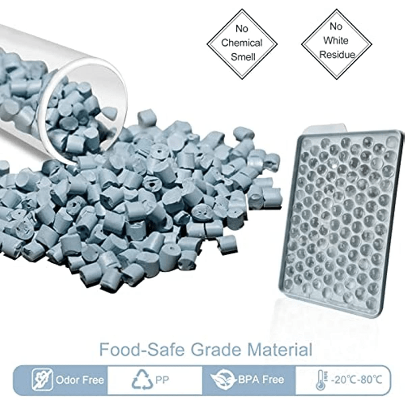 Rubber Mini Ice Cube Tray Small Easy to Remove Crushed Ice Tray
