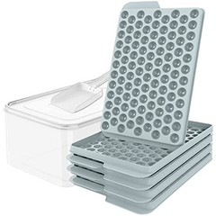 Rubber Mini Ice Cube Tray Small Easy to Remove Crushed Ice Tray