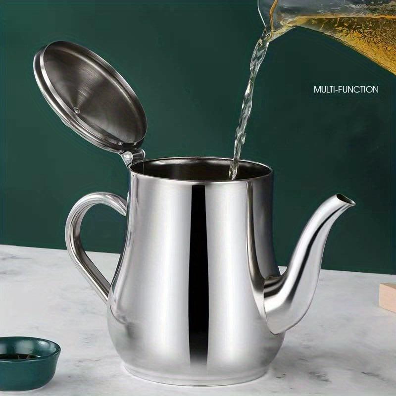 Stainless Steel Pot with Filter and Seasoning Bottle