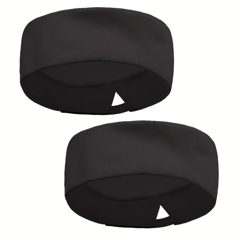 2pcs Mesh Top Adjustable Chefs Hats For Women Men