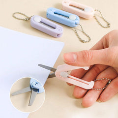 2pcs Retractable Portable Folding Scissors Safety Scissors