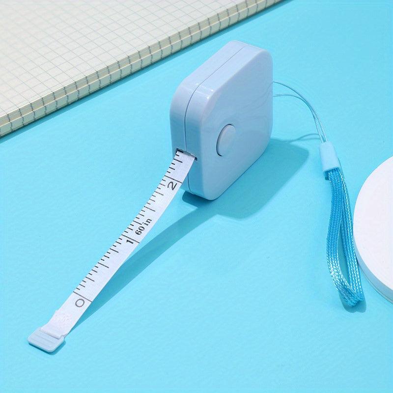 Mini Tape Measure Square with Lanyard Portable Ruler