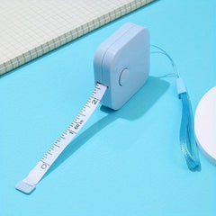 Mini Tape Measure Square with Lanyard Portable Ruler