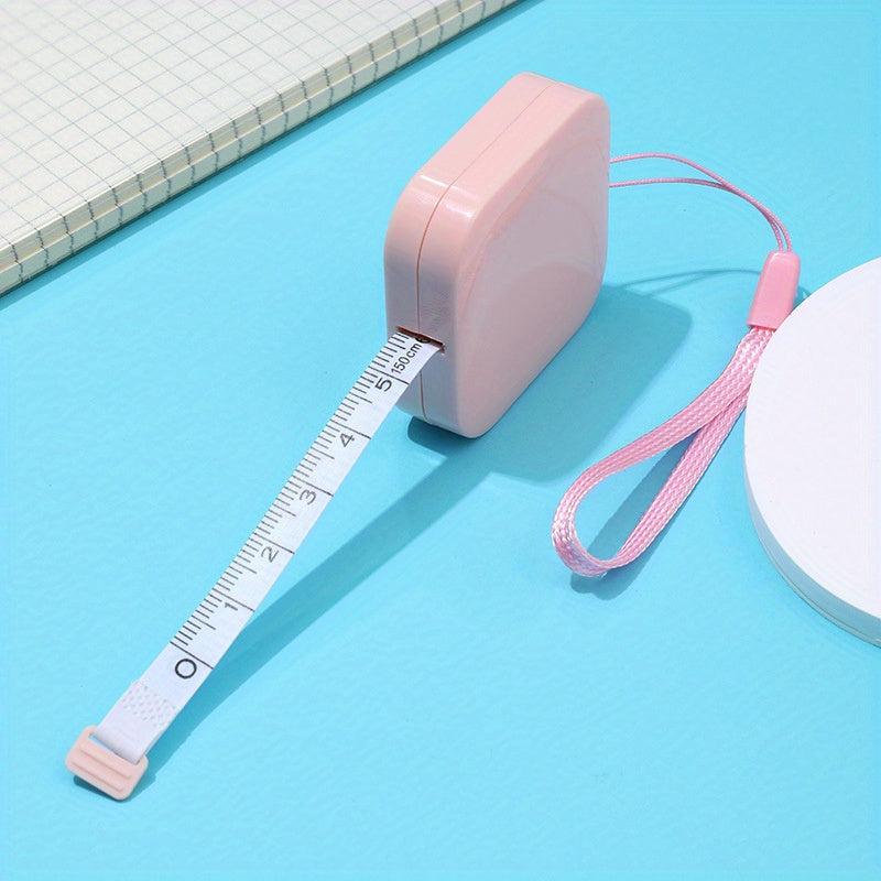 Mini Tape Measure Square with Lanyard Portable Ruler