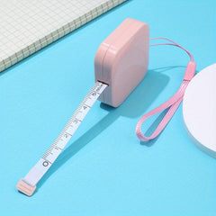 Mini Tape Measure Square with Lanyard Portable Ruler