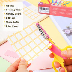 6pcs Scrapbooking Scissors Decorative Edge ABS Resin