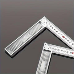1pc Stainless Steel Square Angle Ruler Crutch 90 Degrees Carpenter Tools