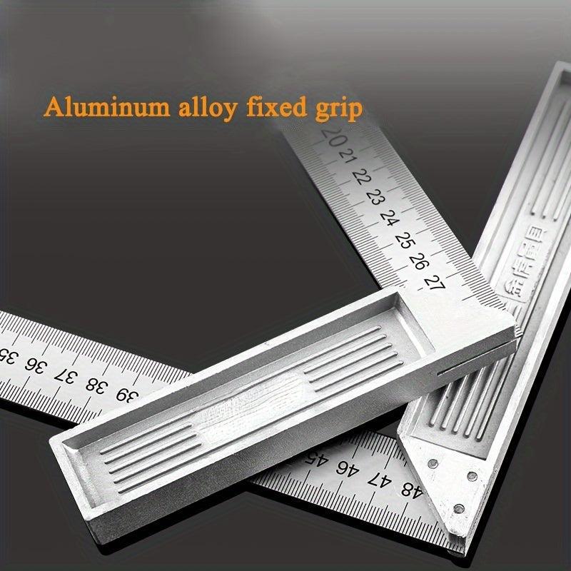 1pc Stainless Steel Square Angle Ruler Crutch 90 Degrees Carpenter Tools