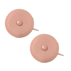 2pcs Mini Soft Ruler Tape Measure 1.5 Meter Plastic Leather Measuring Clothes