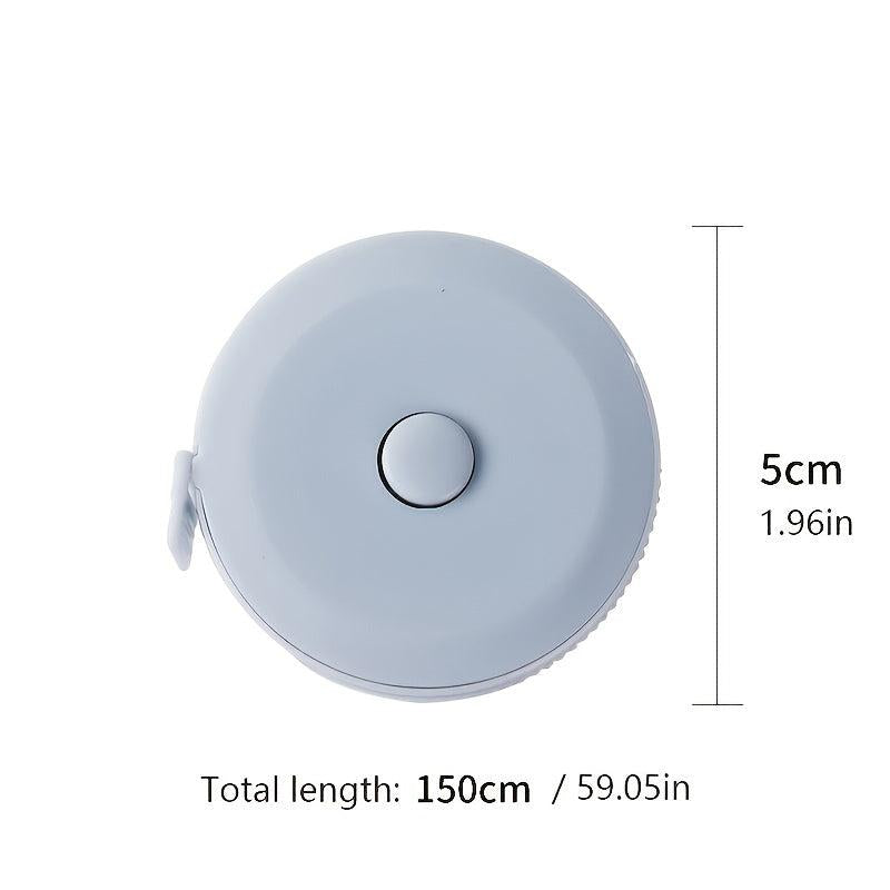 2pcs Mini Soft Ruler Tape Measure 1.5 Meter Plastic Leather Measuring Clothes