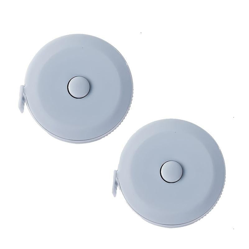 2pcs Mini Soft Ruler Tape Measure 1.5 Meter Plastic Leather Measuring Clothes