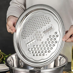 3pcs Set Colander Set Stainless Steel Vegetable Slicer Fruit Slicer