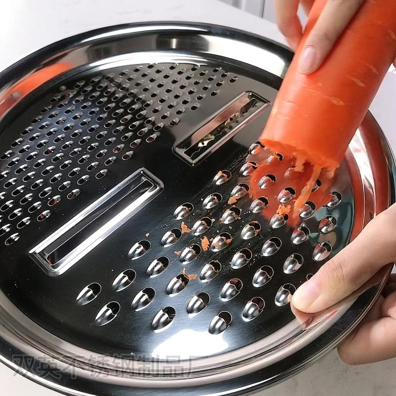3pcs Set Colander Set Stainless Steel Vegetable Slicer Fruit Slicer