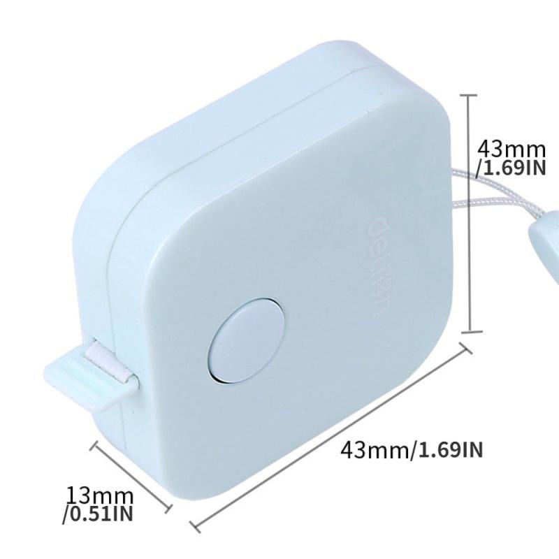 Nordic Style Macaron Portable Square Tape Measure Hanging Rope Type
